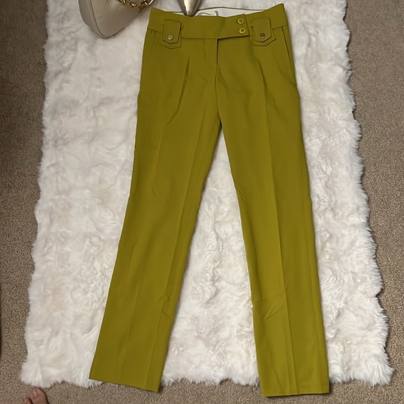 ❤️ 2 pc bundle BEGONVILLE pants set size 0 in mustard green Mittoshop Top size M - Picture 10 of 16